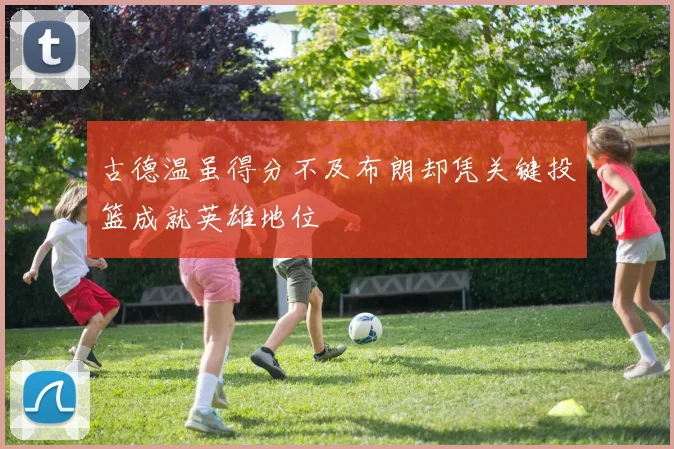 古德温虽得分不及布朗却凭关键投篮成就英雄地位